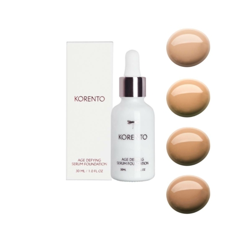 KORENTO by Flow Cosmetics Age Defying Tinted Serum - Heleyttävä Seerumimeikkivoide Aikuiselle ja Kuivalle Iholle
