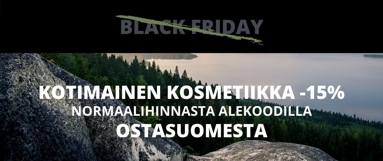 Black Friday Luonnonkosmetiikka