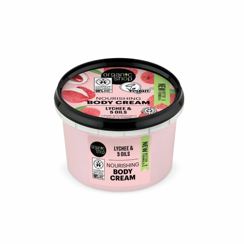 Organic Shop Pink Lychee - Kosteuttava Litsi Kosteusvoide Vartalolle